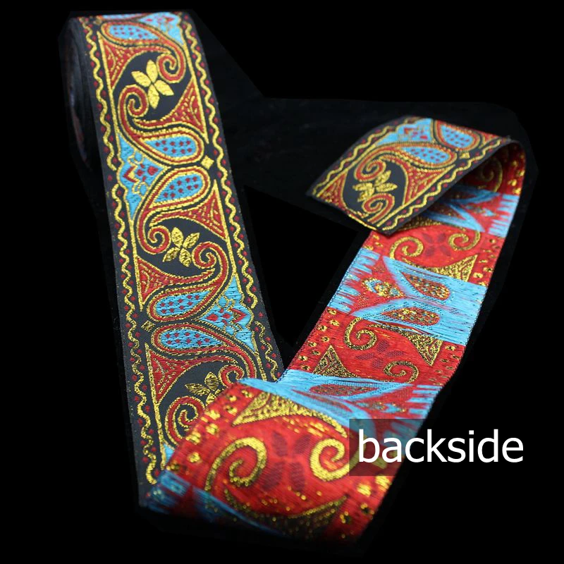 5 ярдов/партия см Широкий этнический вышитый тесьма Diy шляпа одежда декоративная