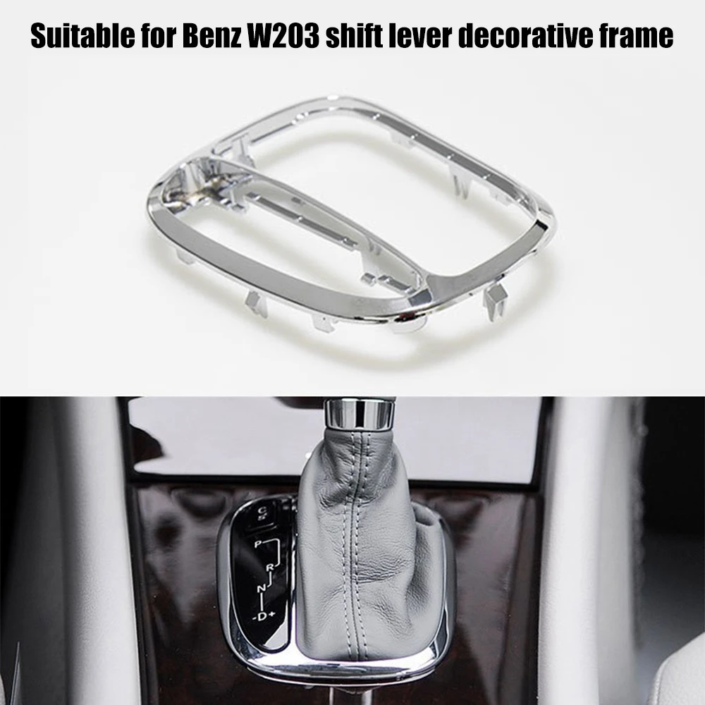 

Center Shifter Trim Cover Shift Gear Cover Panel Trim Frame For Mercedes For Benz C Class W203 C230 C320 D106