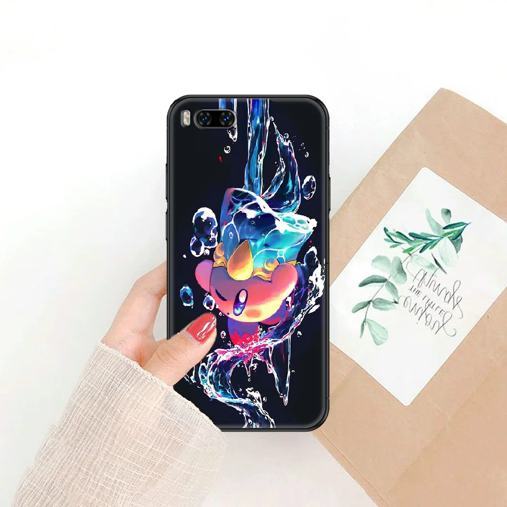 

Cute Kirbys Game Phone case For Xiaomi Mi Max Note 3 A2 A3 8 9 9T 10 Lite Pro Ultra black trend bumper silicone prime fashion