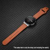22mm leather band for huawei watch gt 2 pro 2e strap for samsung galaxy watch 46mm honor watch magic 2 gs pro accessories