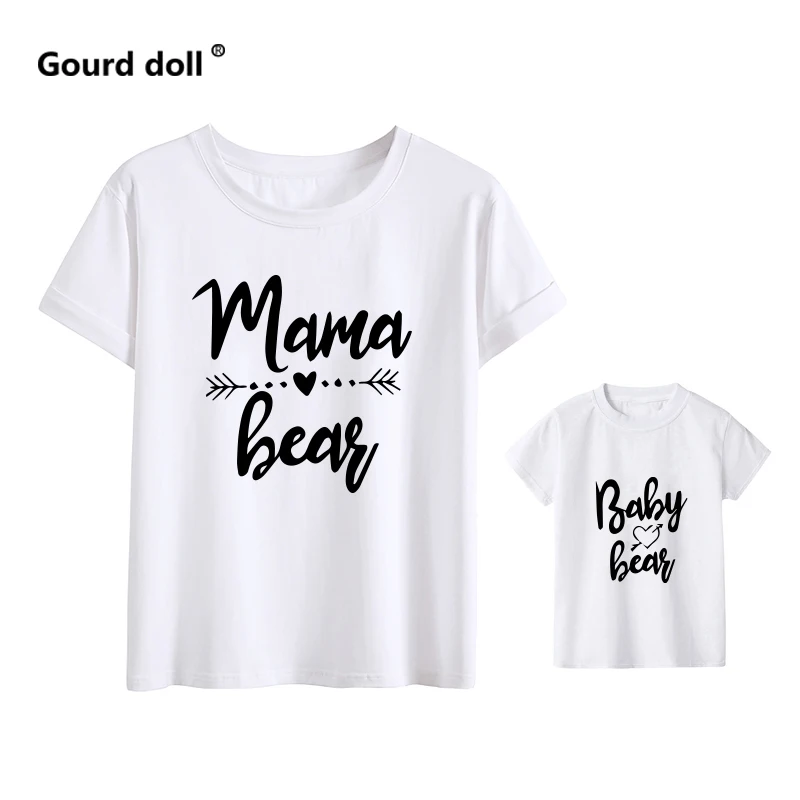 

Футболка для мамы, девочек, мальчиков, футболка для мамы и дочки, сына, Одинаковая одежда для семьи, хлопковая Футболка с сердечным ритмом