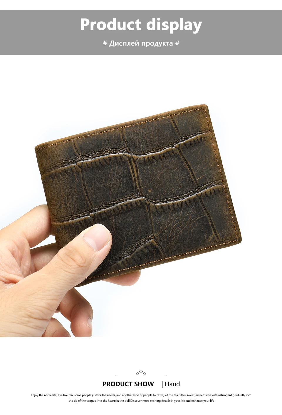 WETSAL Croco, мужской кошелек, натуральная кожа, кошелек, мужской кошелек, для карт, короткий/тонкий, кошельки, кожа, мужской держатель для карт, сумка для денег
