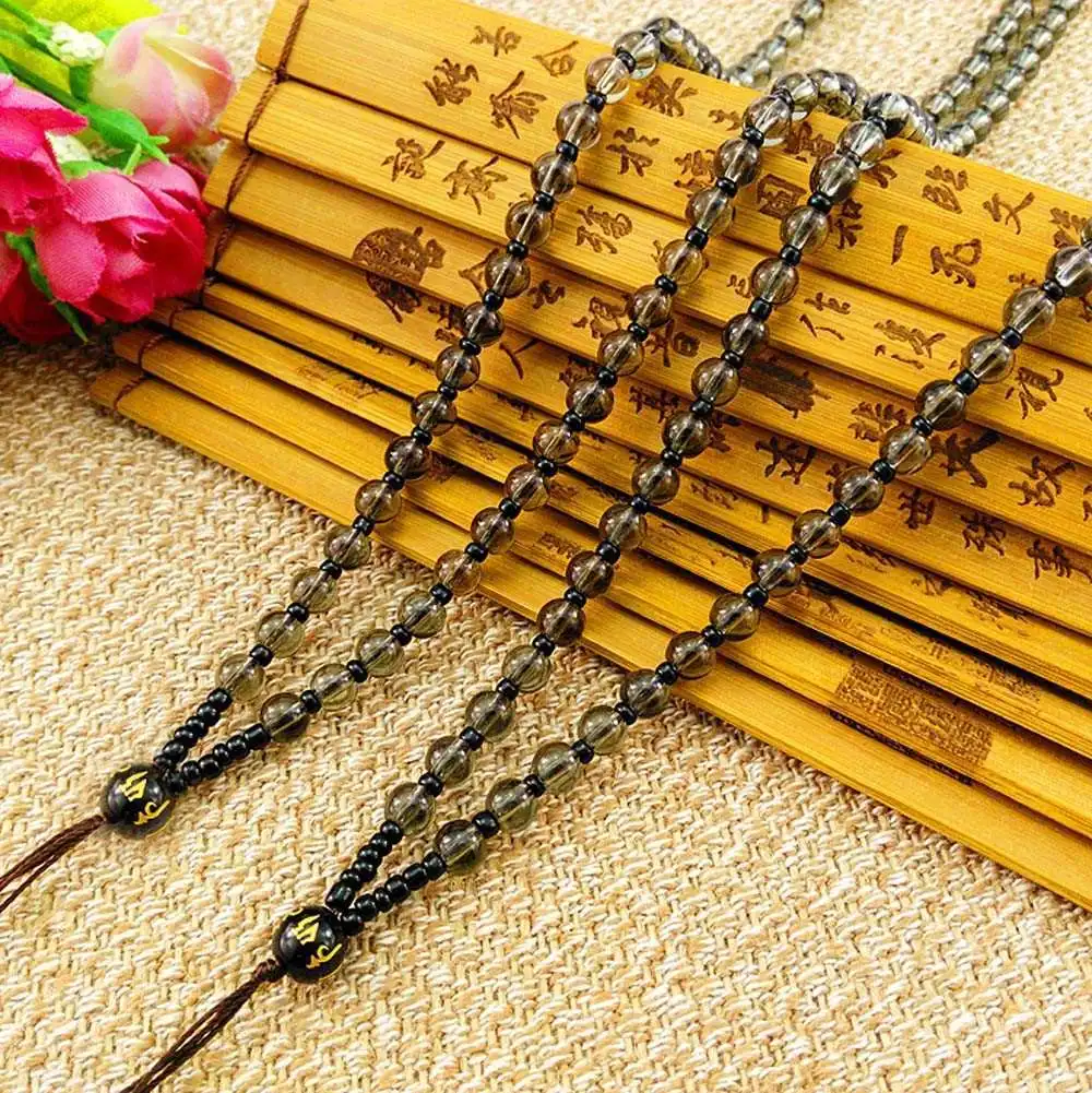 2 шт ручной вязки ожерелье шелковая нить узел шнур бусины для подвески мантра