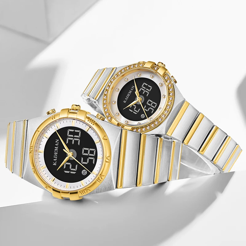 KADEMAN мужские и женские наручные часы парные подарки для влюбленных высокое