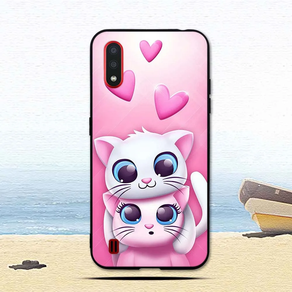 Чехол для Samsung Galaxy A01 чехол 5 7 дюйма Мягкая силиконовая задняя крышка A10E A20E A21 A21S