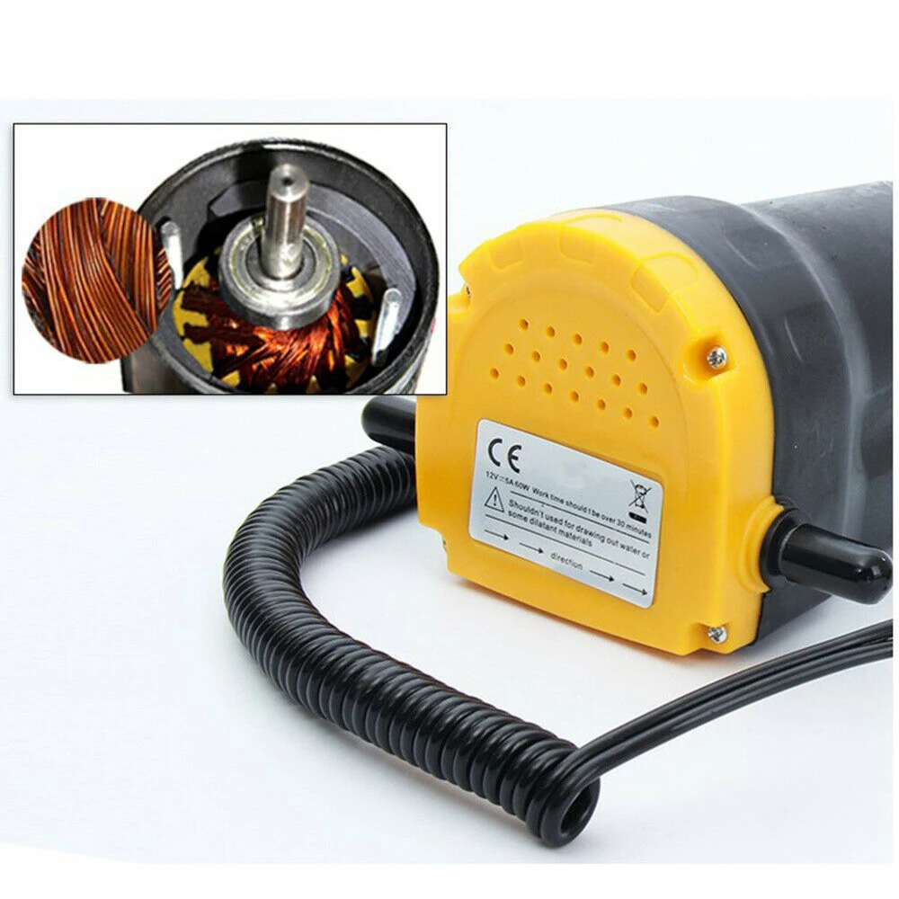 Автомобильный Электрический насос для перекачки масла 12 В 60 Вт всасывающий сырой