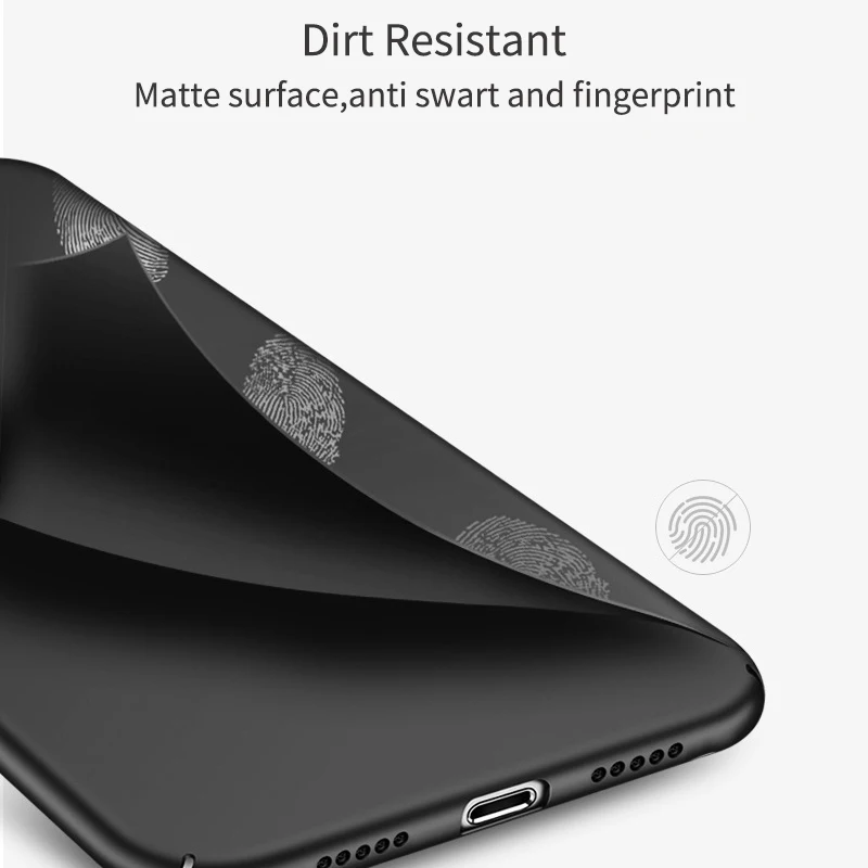 Для RedMi Note8P Note8 Note7 чехол для телефона Тонкий Жесткий ПК грязеотталкивающий задний