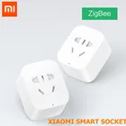 Оригинальный разъем Xiaomi ZigBee, версия Mi Smart, Wi-Fi, дистанционное управление через приложение, таймер обнаружения мощности с приложением MiHome, умный дом