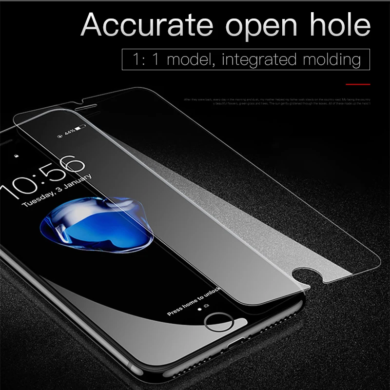 

50PCS JRGK HD 2.5D Screen Protector Clear Antifouling Tempered Glass film for iPhone 6 plus 6s plus 7 Plus For Iphone 8 plus X