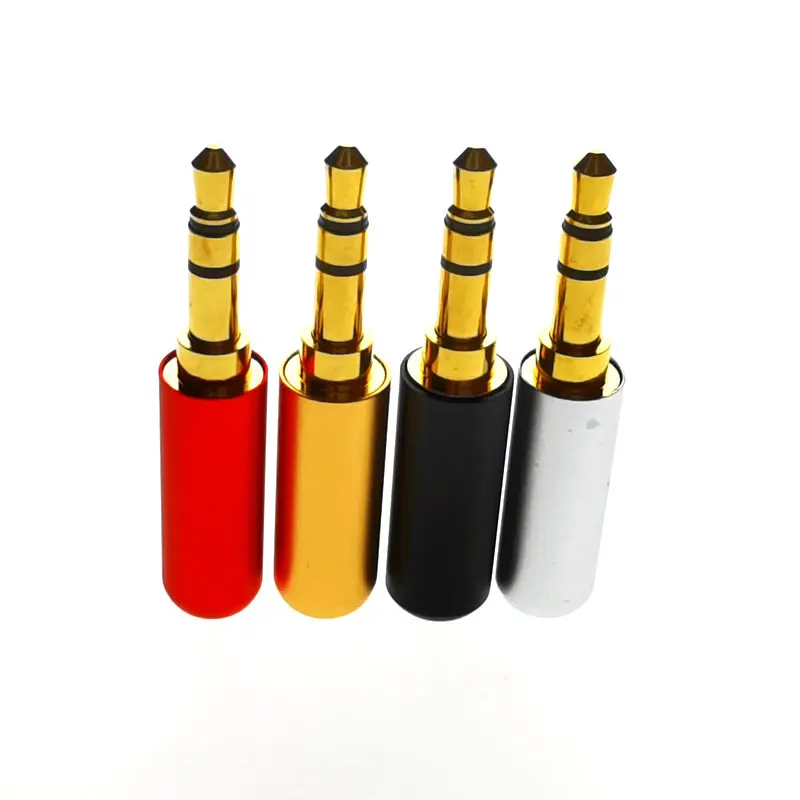 3 шт. позолоченные штекеры для наушников 5 мм | Электронные компоненты и