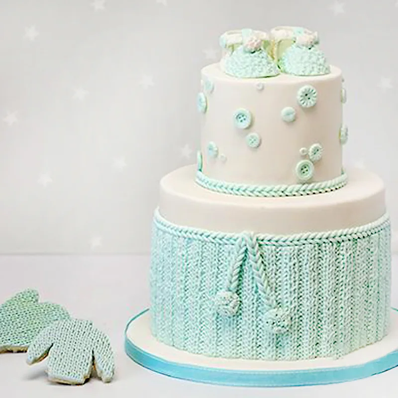 4 styles Knitted texture Food grade Silicone Mold Cake Border Fondant Decorating Tool Baking Cookie Chocolate Candy Mould | Дом и сад