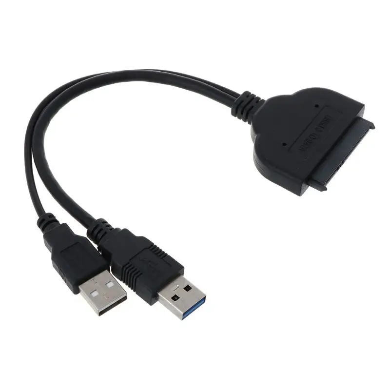 1 шт. USB 3 0 для SATA3 22Pin кабель питания данных адаптер конвертер HDD 2 5 дюймов жесткий