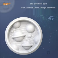 star slow food dog bowl melamine anti knock over choking basin pet products