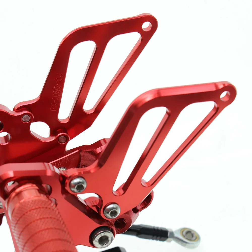 Для Ducati 848 Ev0 2008 2009-2013 алюминиевая регулируемая мотоциклетная педаль для ног |