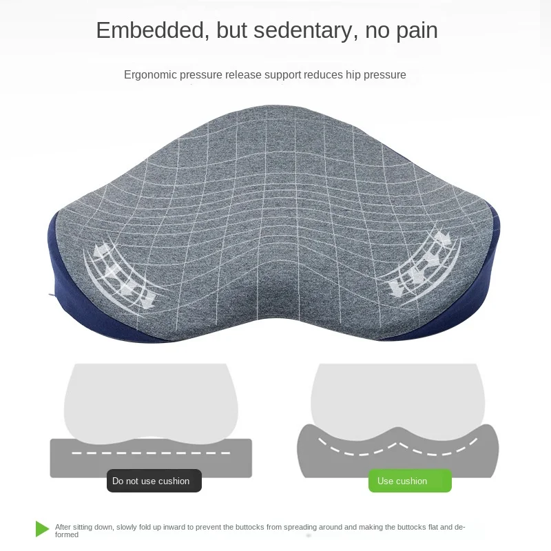 売る 整形外科痔尾骨低反発シートクッションスローリバウンドオフィス椅子腰サポートヒップマッサージ疼痛緩和