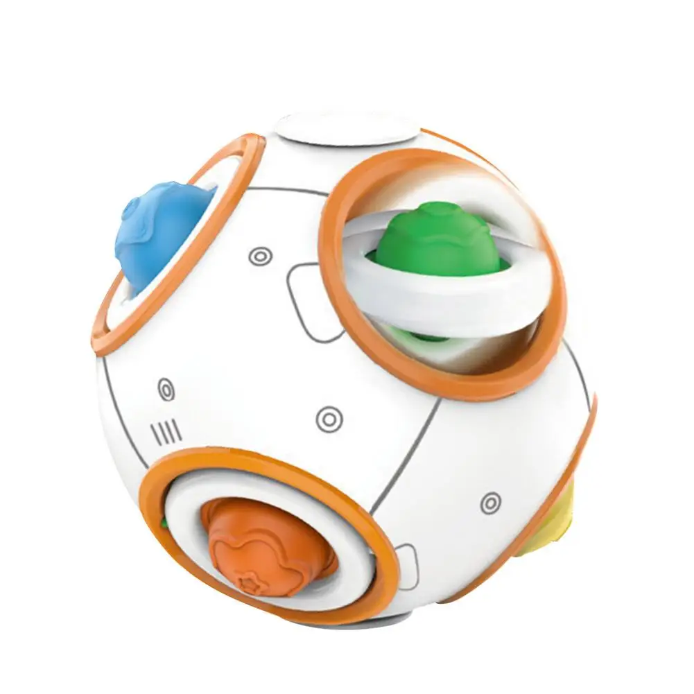 

Fingertip Gyro Fun Squeeze Ball Puzzle Game Relaxing Decompress Magic Ball Brain Teaser Squeeze Toys For Children Teens Adults