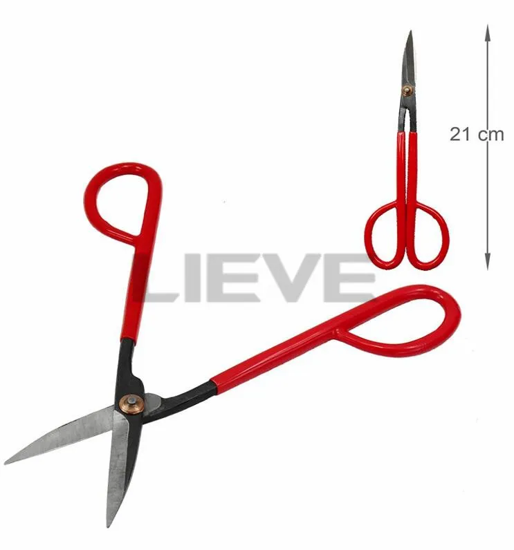 6 Piece Bonsai Tool Kit with Case Carbon Steel Scissor Cutter Shear Set Garden Plant Tools for Home Pruning | Инструменты