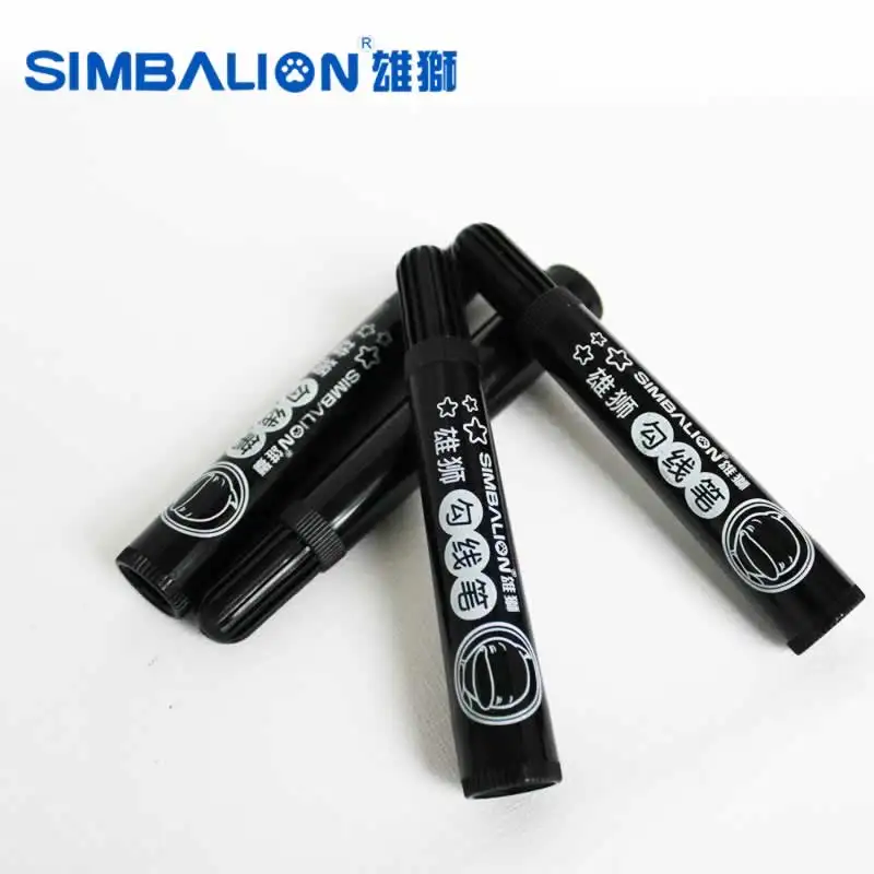 Taiwan lion Large Capacity Marker Pen Tire Hook child painting graffiti For Kid Painting | Канцтовары для офиса и дома