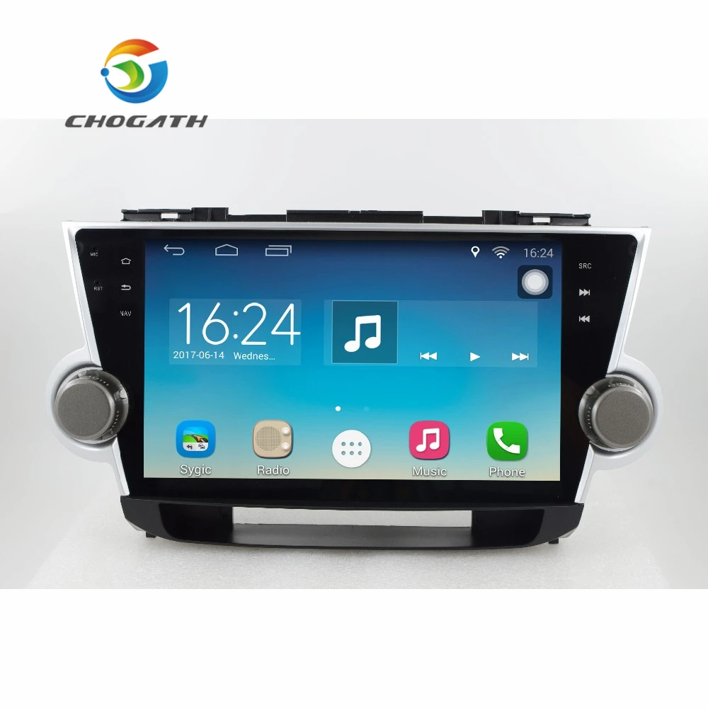 Автомобильный радиоприемник ChoGath 10 2 'ɱ 6 ГГц четырехъядерный Android 8 1