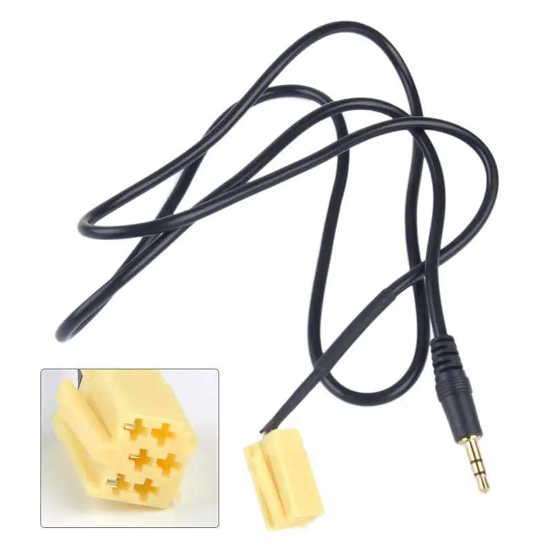 Car 3.5MM Black AUX Input Adapter Cable Line with Radio Removal Tools for Peugeot 206 207 307 308 Citroen Sega MP3 MP4 Phone | Автомобили