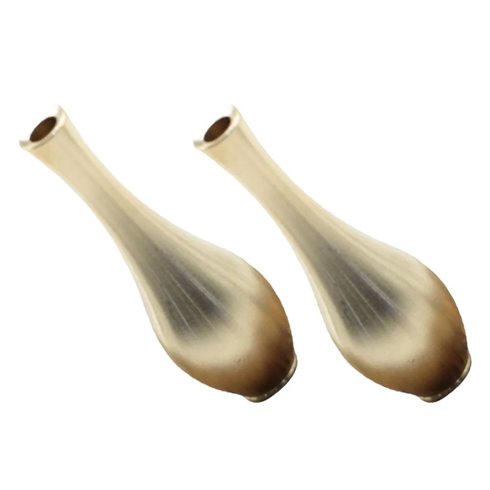 2 шт латунные вазы креативные настольные мини украшения антикварные цветы|Статуи