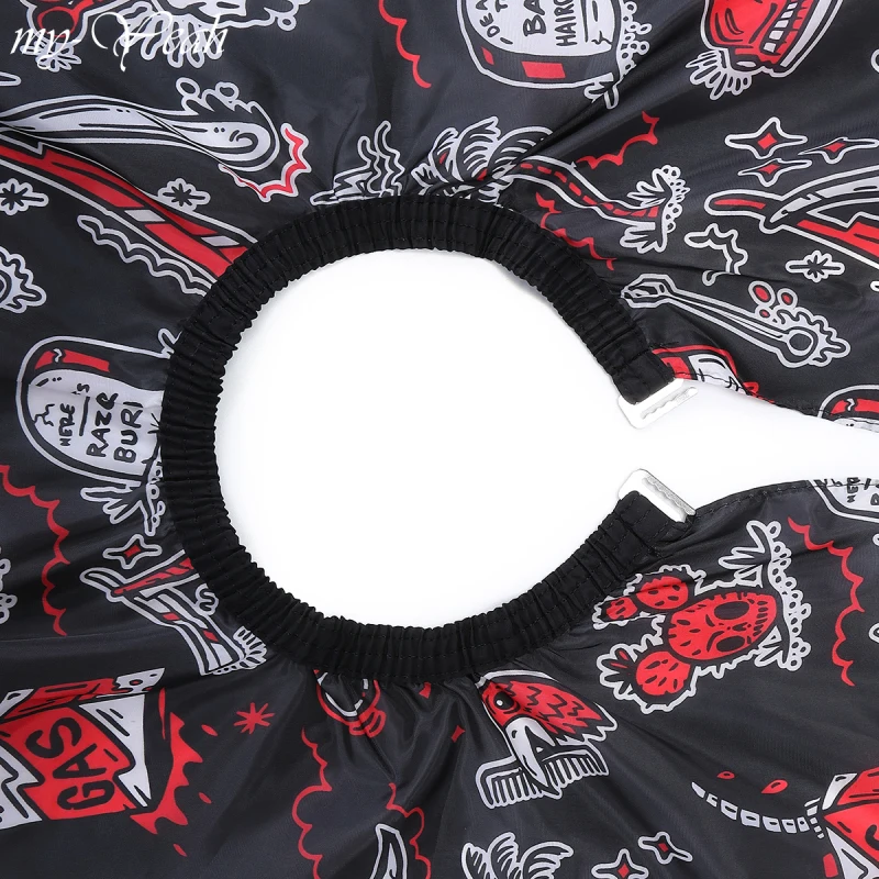 1pc Red Car Cactus Patterns Haircut Hairdressing Barber Cloth Apron Polyester Hair Styling Design Supplies Salon Gown New |