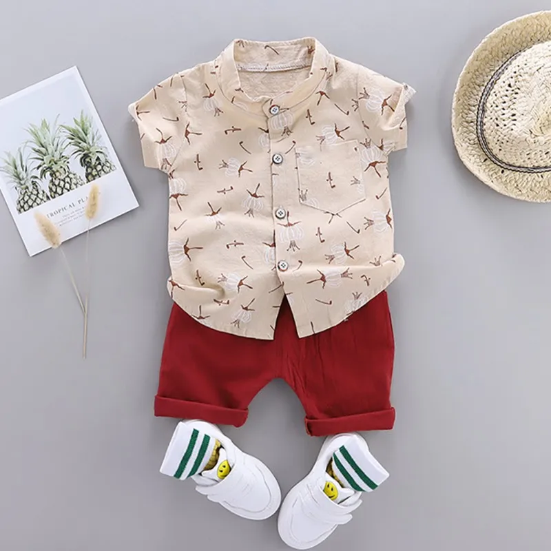 

Summer Children's Clothes Sets Boys T-shirt and Shorts Pants 2 pieces Clothing sets children's clothing Baby Boys clothes