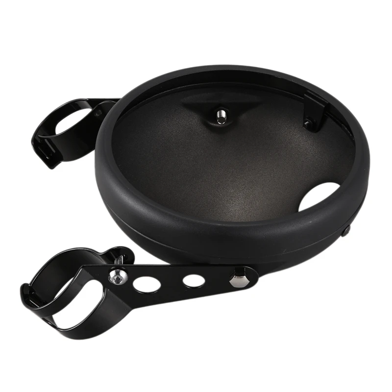 7-дюймовый черный корпус для фар универсальный кронштейн мотоцикла регулируемый