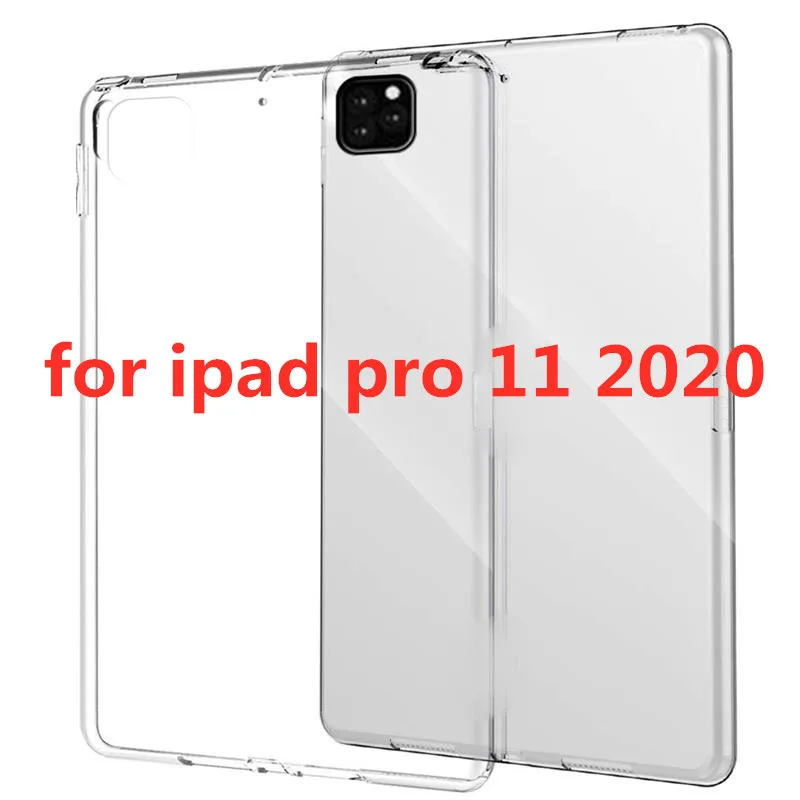 Чехол для iPad Pro 11 дюймов 2020 чехол s прозрачный ТПУ силиконовый планшета с