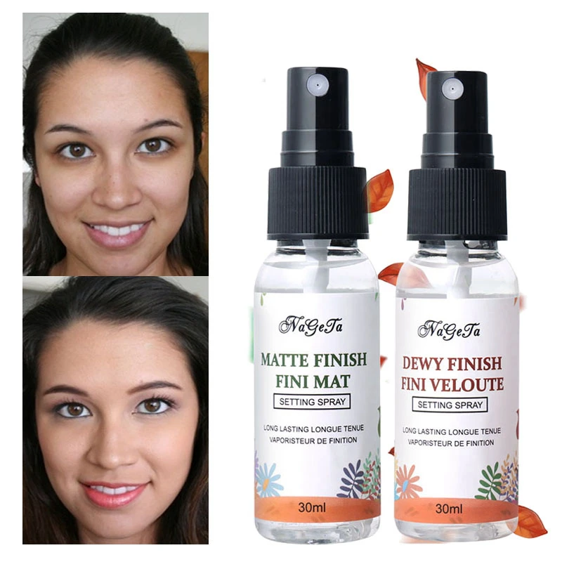 Основа для лица макияж установка спрей контроль масла Dewy или матовая отделка