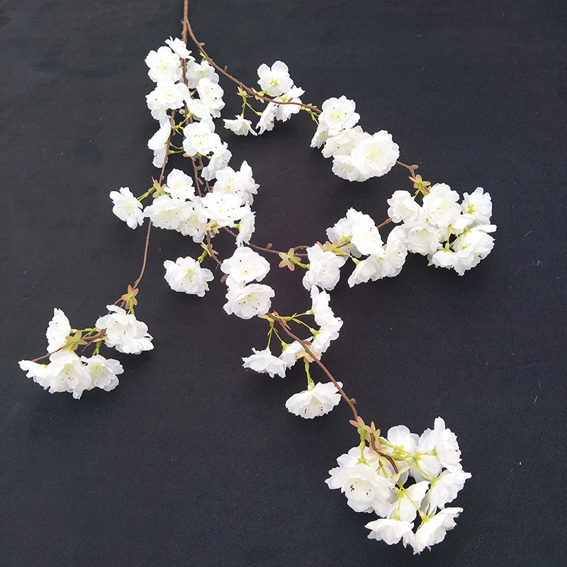Искусственные цветы цветущей вишни 150 см свадебная гирлянда искусственный