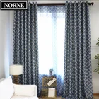 NORNE современный геометрический узор окна номер затемняющие занавески, enhao для Спальня Гостиная Кухня двери жалюзи шторы