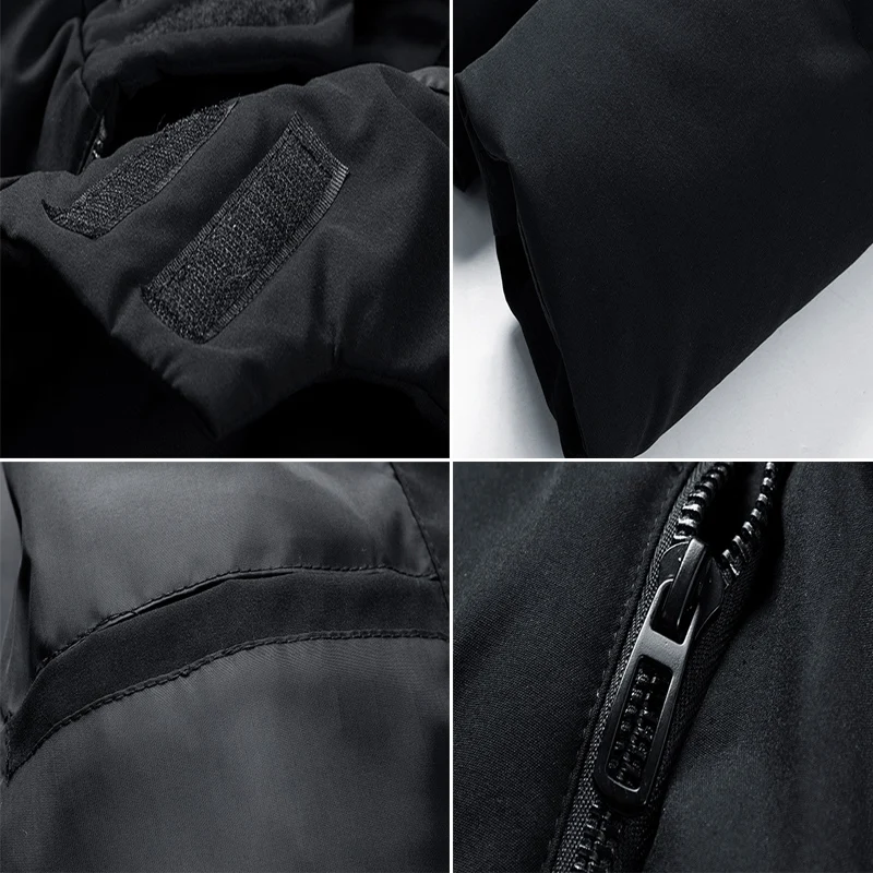 

New 2020 Winter Men's Jacket Fashion Men Cotton Thick Warm Parkas Casual Male Outwear Windbreaker Thermal Hooded Coats Clothing