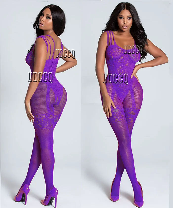 Соблазнительные костюмы сетчатые боди в сеточку чулки нижнее белье платье