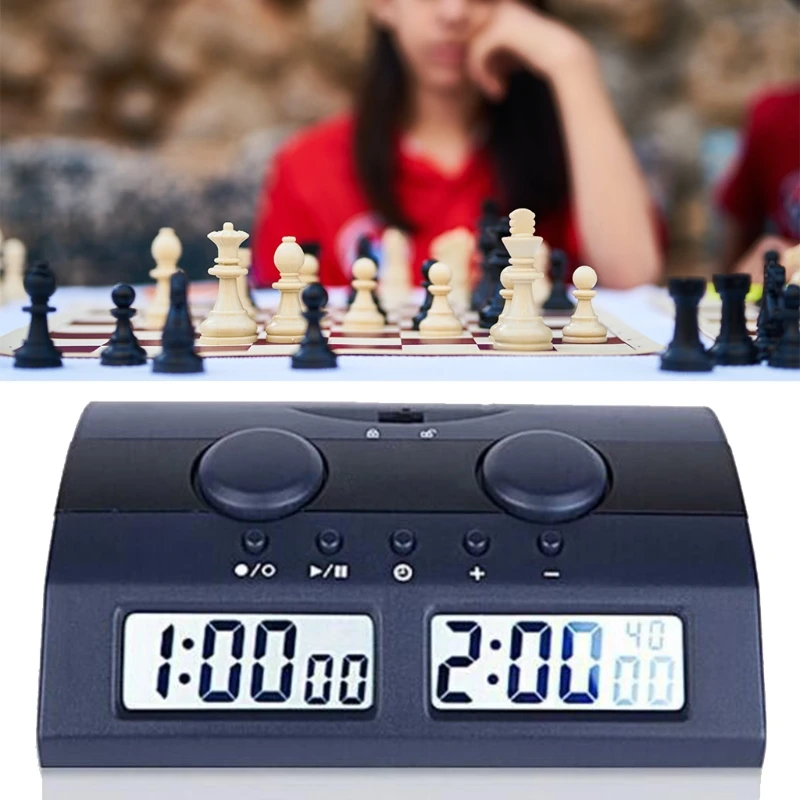 

1 шт Мастер турнир, цифровые часы для игры в шахматы/таймер с 3 шахматы режима и 3 комплекса предпусковых операций режима Профессиональный ак...