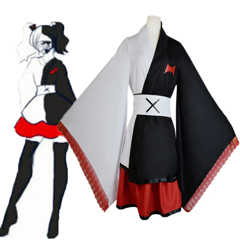 Аниме Danganronpa Косплей Монокума Сарафаны платья кимоно для мальчиков и мужчин