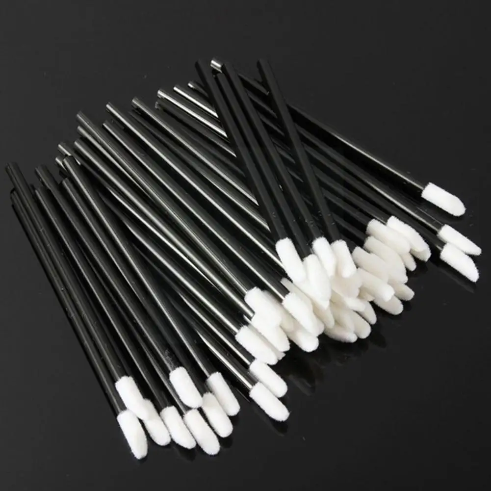 

600pcs Disposable Lip Brush Portable Lipstick Lip Glaze Gloss Cosmetics Beauty Lip Makeup Tools Wands F4Q0