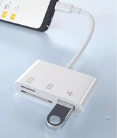 for iphone multi card reader of lightning for sd tf memory card readers support ios13 for iphone 678xxrxs max