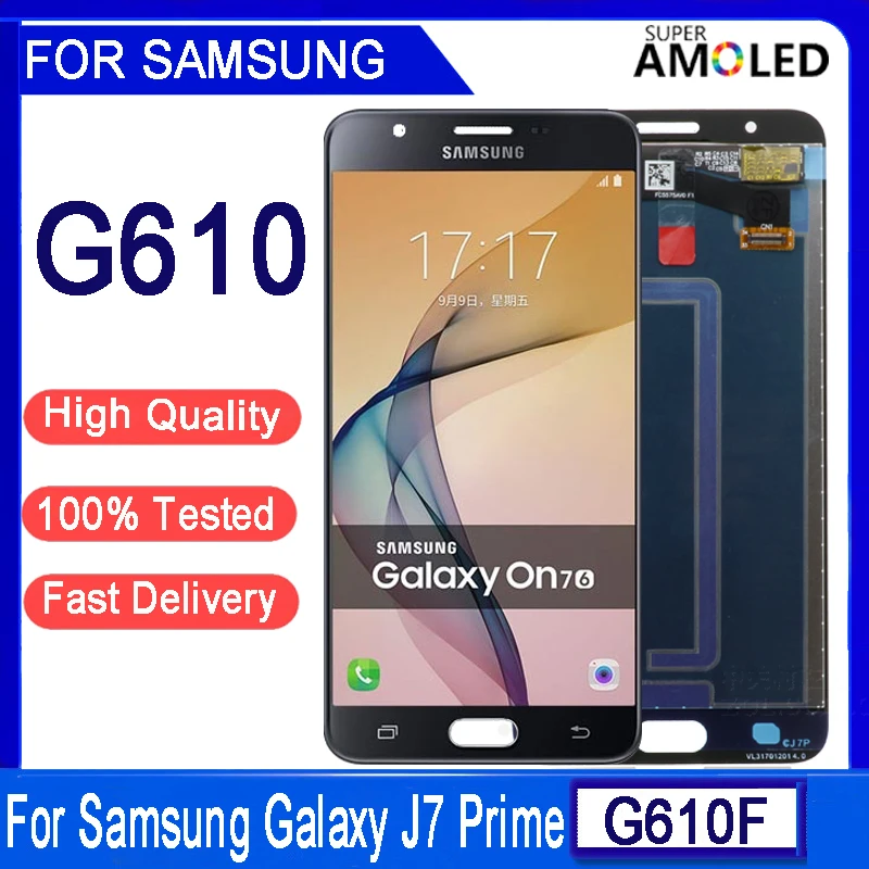 

Новый 2022 Оригинальный дисплей ML1 5,5 "для SAMSUNG Galaxy J7 Prime 2016, ЖК-дисплей G610 G610F G610M для SAMSUNG G610, ЖК-дисплей с сенсорным экраном