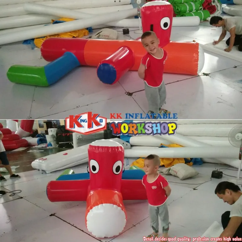 Фабричный остров парк игрушка плавающая надувная водная собака для бассейна или