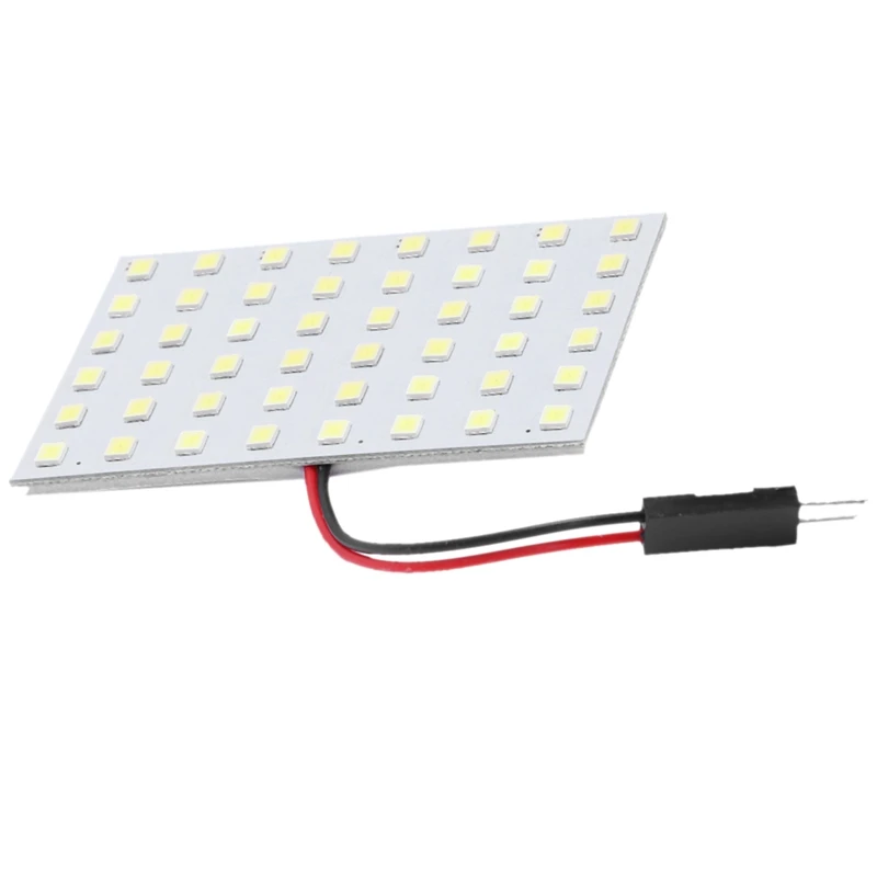 

White 1210 SMD 48 LED Car Interior Dome Light Panel w T10 BA9S Festoon