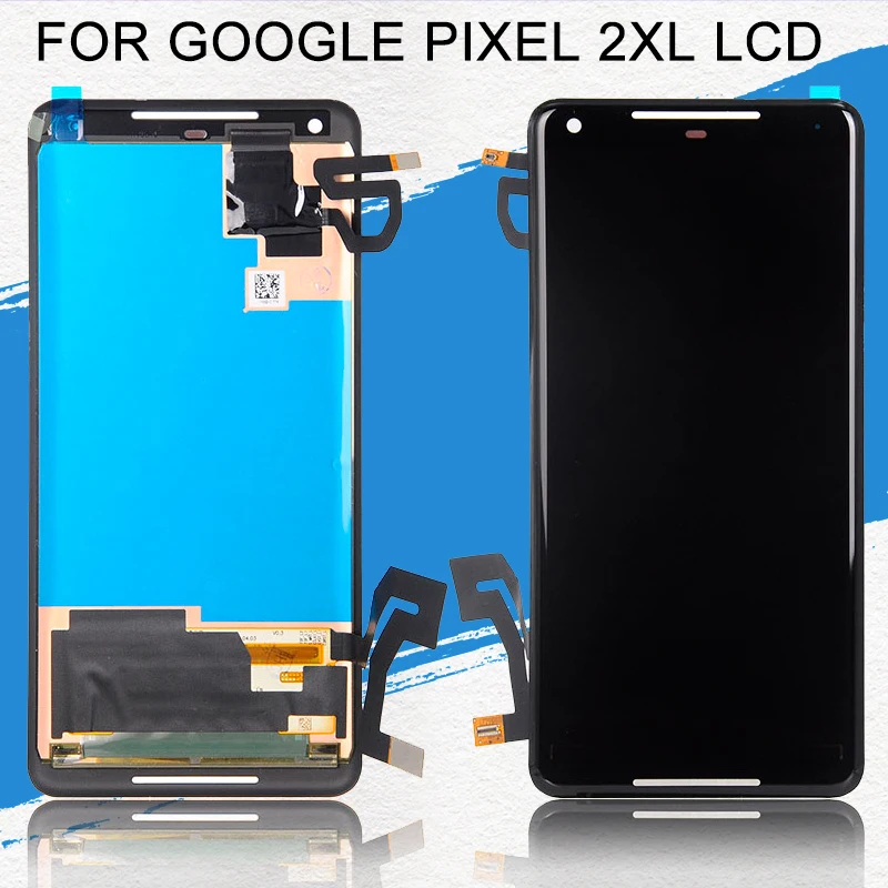 Dinamico 6,0 дюймов для Google Pixel 2XL ЖК-дисплей с кодирующий преобразователь сенсорного экрана в сборе для Google Pixel XL2 lcd с инструментами