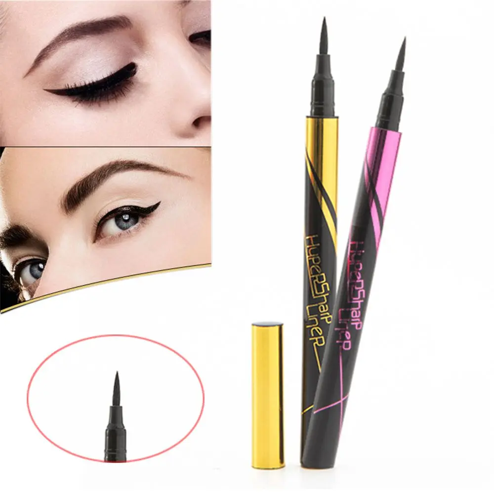 

New Black Liquid hard head Eyeliner fast dry Makeup Cosmetics