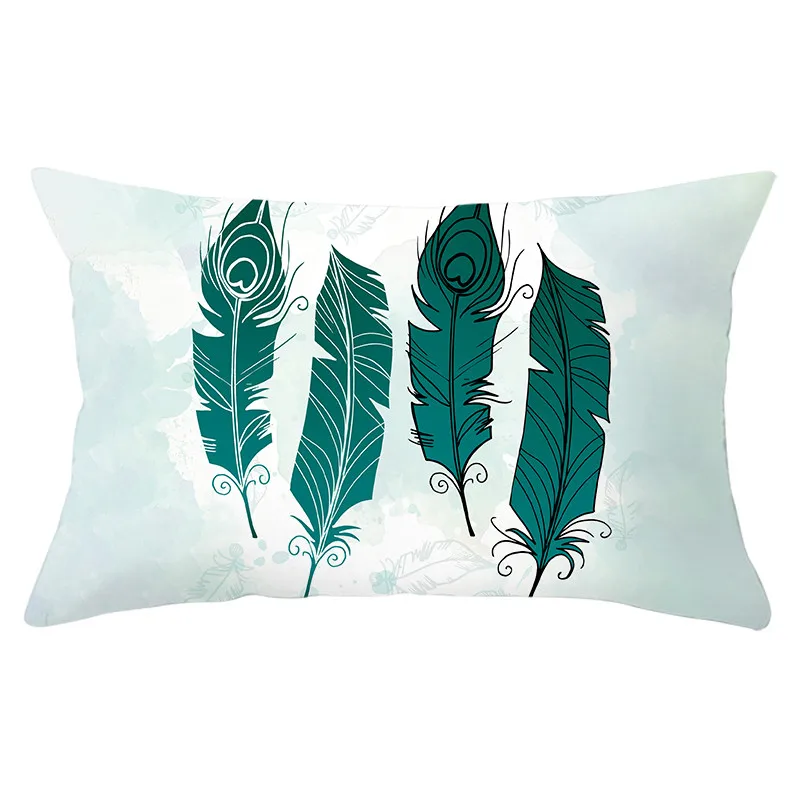 

Fuwatacchi Simple Dream Style Cushion Cover Dream Feather Pillow Cover for Home Bedroom Sofa Car Decor Pillowcase 30cm*50cm