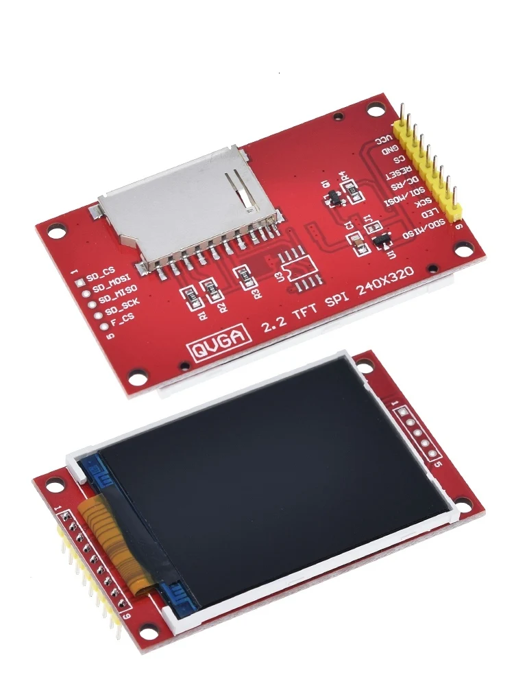 Умная электроника 2,2 дюймов 240*320 точек SPI TFT lcd последовательный порт Модуль дисплей ILI9341 5 V/3,3 V 2,2 ''240x320 для Arduino Diy