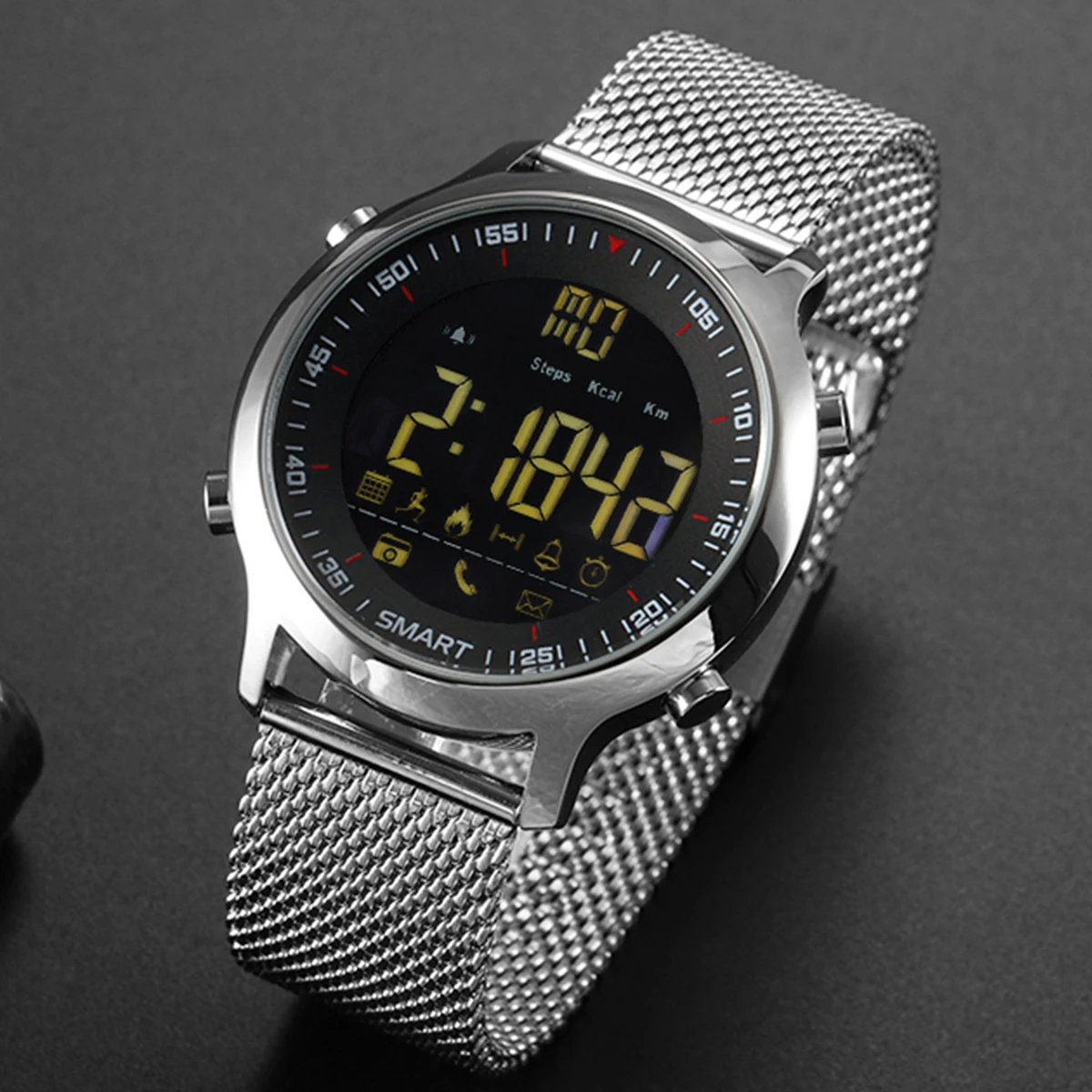 Глубокие водонепроницаемые спортивные Смарт-часы для мужчин EX18 50M Bluetooth шагомер