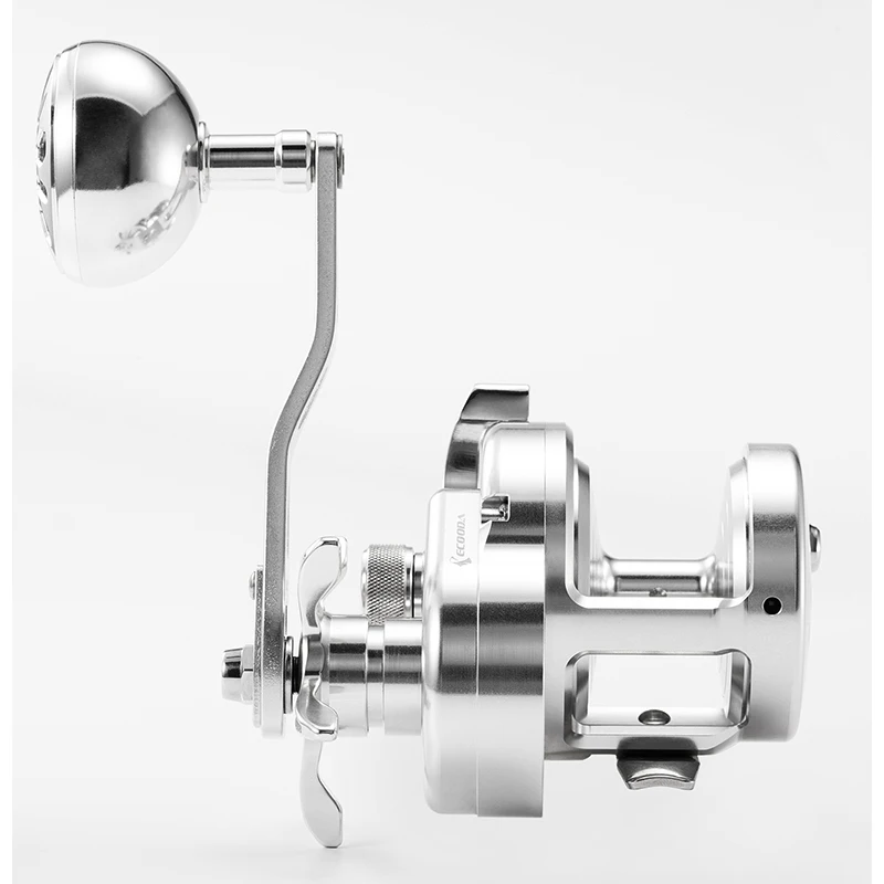 TAKEDO ECOODA  Magic Ball Slow Pitch Jigging Reel EMB 1500 Full Metal Slow Jigging Reel 15KG Drag Power Fishing Reel