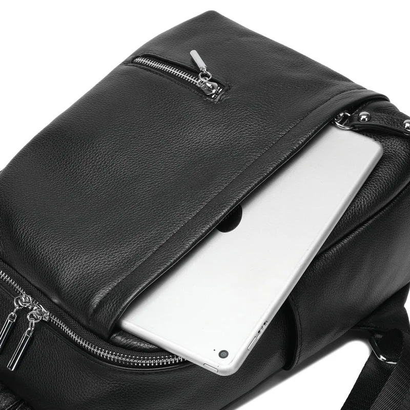 AODUX 100% IItalian из натуральной телячьей кожи серебряные женские рюкзаки аксессуары