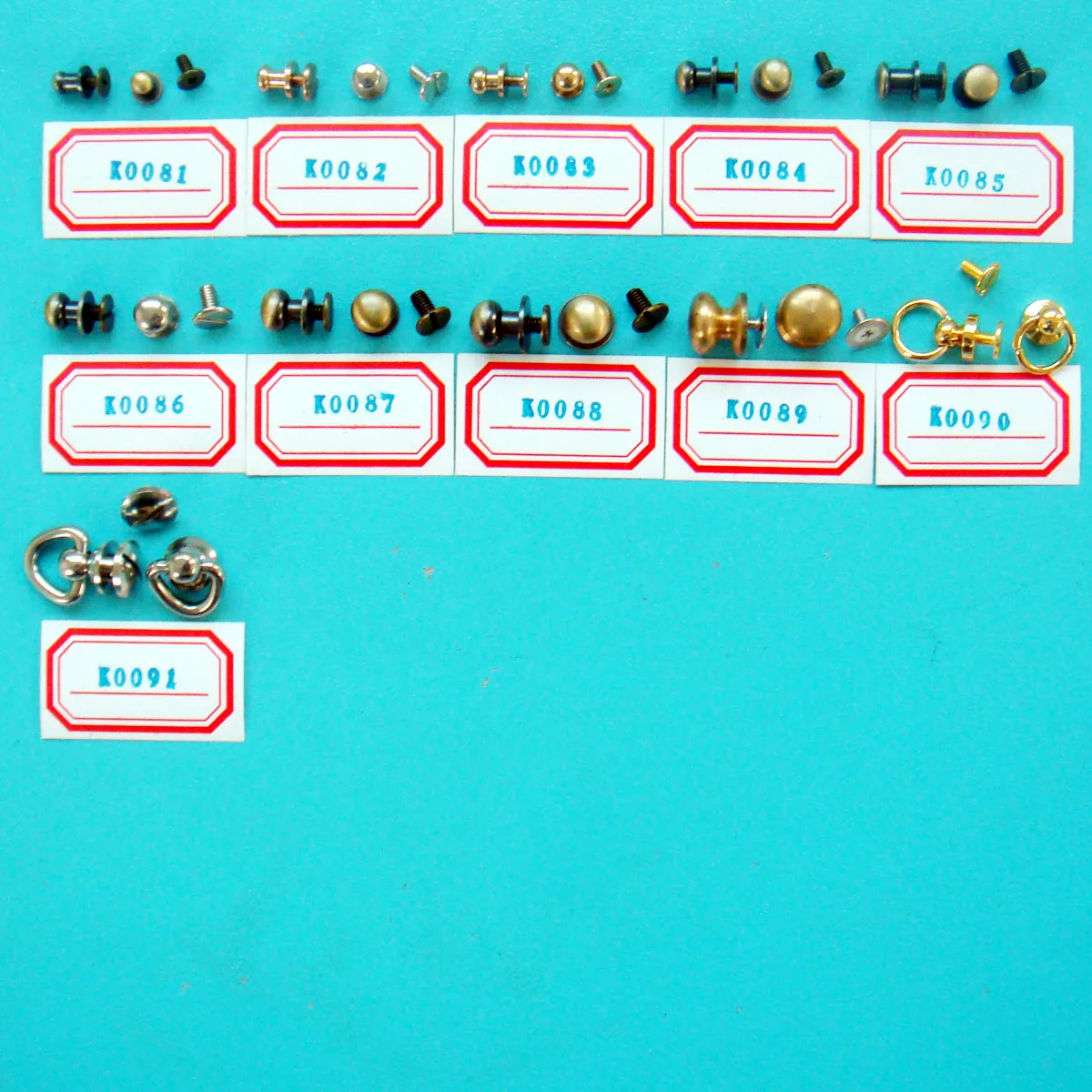 Медь переплет твердая латунь Чикаго Винты столбы для ногтей штифты заклепки на