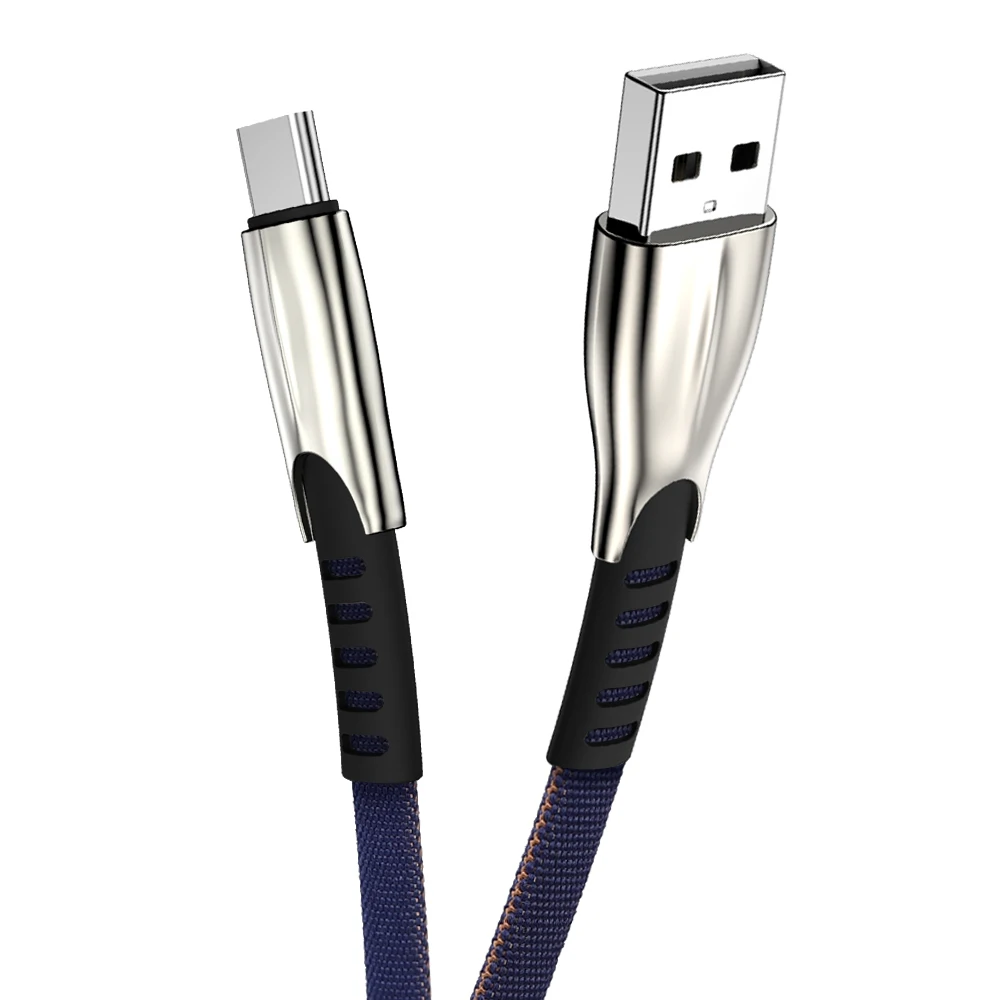 1 м 2 м 3 м USB C кабель для передачи данных для samsung S8 S9 S10 Plus huawei P20 P30 Pro Xiaomi mi 8 9 Красный mi K20 Note 7 usb type C кабели для зарядки - Цвет: Синий